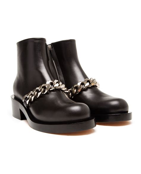 givenchy boots with chain